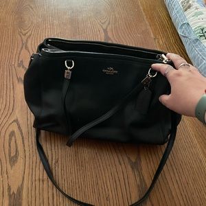 Black coach bag